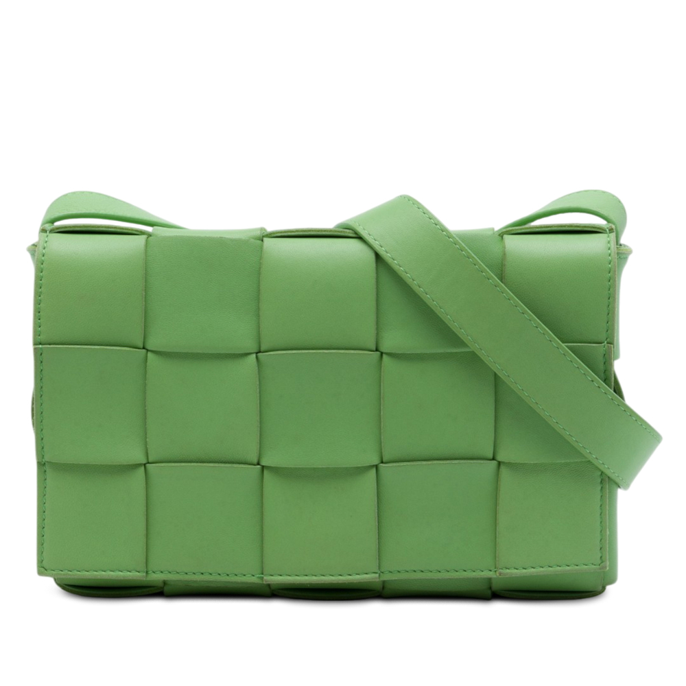 Pre-Loved Bottega Veneta Nappa Intrecciato Cassette Crossbody